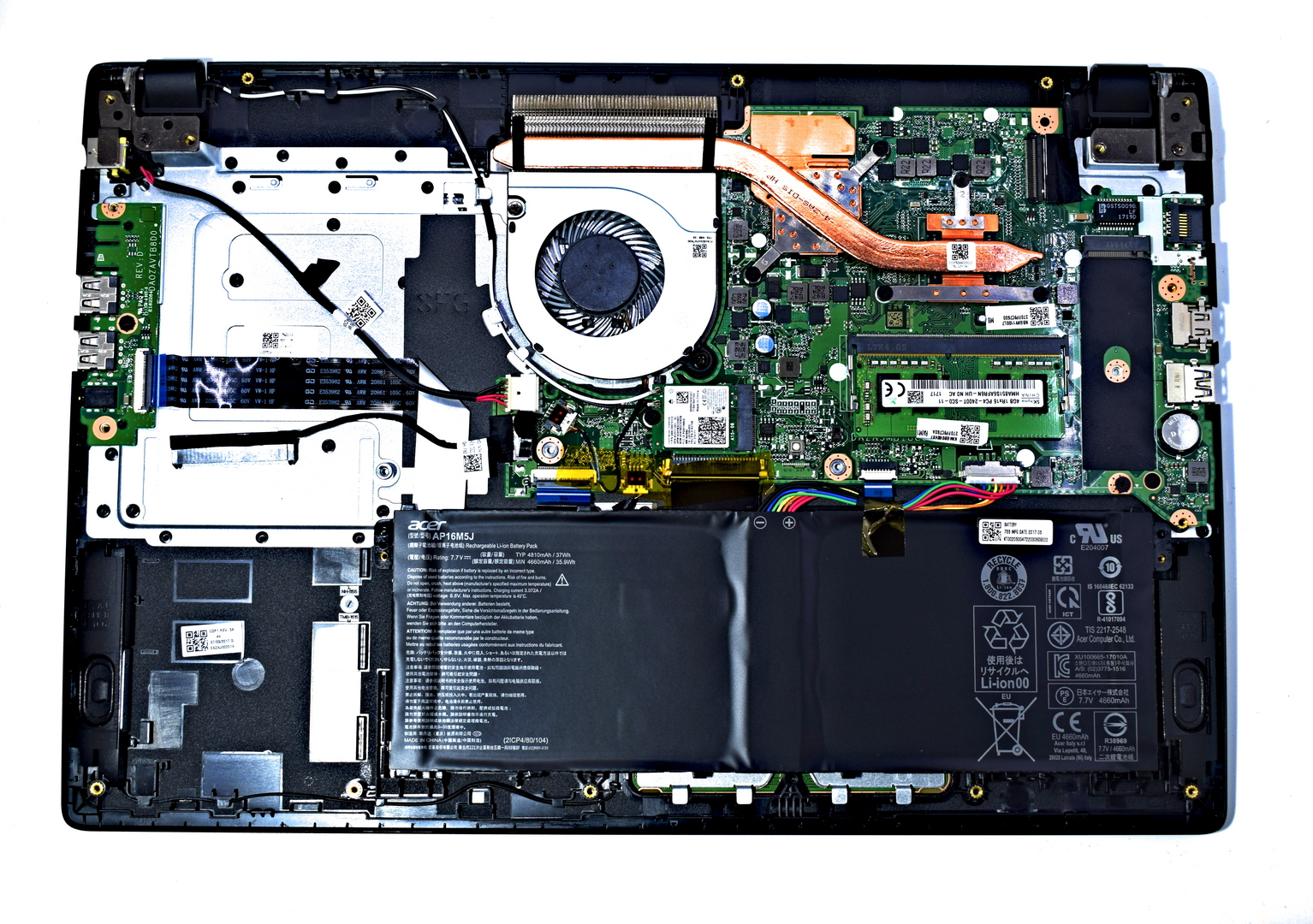 How to replace and fix Acer A515-51G A315-21 31 A315-41 A315-52 A315-53 Russian RU keyboard (Acer Aspire 3 (A315-21))